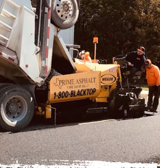 Prime Asphalt paving equipment